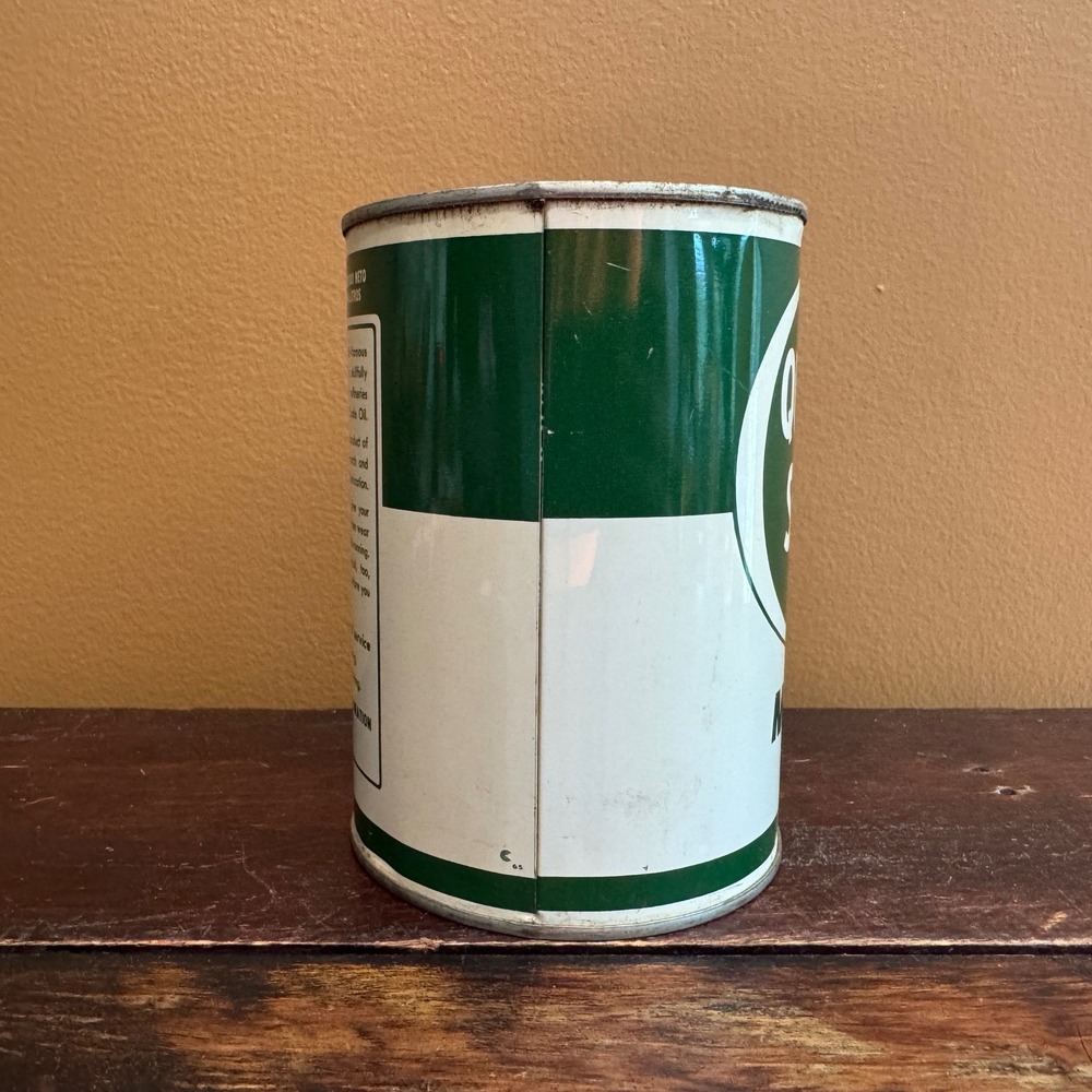 Vintage Quaker State Motor Oil Can Collectible Advertising Display Decor - Picture 8 of 10